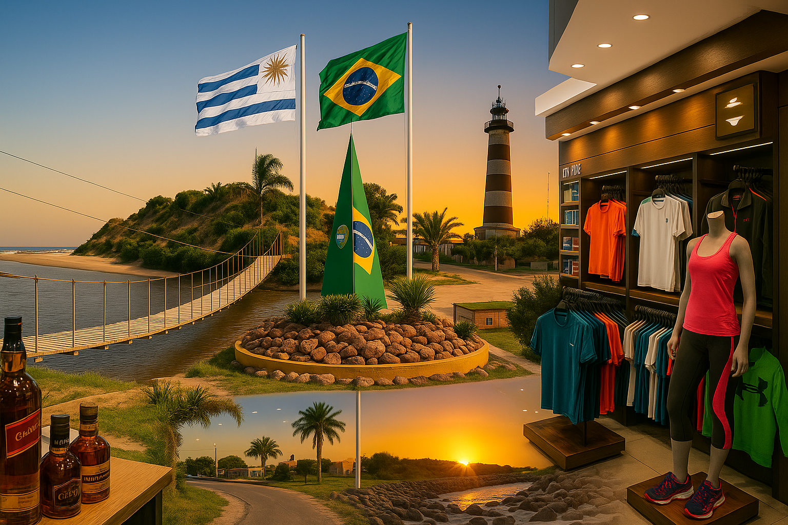 Vista do Complexo Atlântico Splash Park